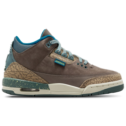Grade School Shoes - Jordan 3 Retro - Olive Grey-Green Abyss-Khaki