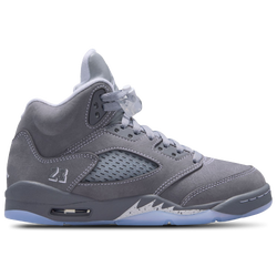 Grade School Shoes - Jordan 5 Retro - Lt Graphite-White-Wolf Grey