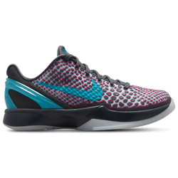 Grade School Shoes - Nike Kobe 6 - Dark Grey-Chlorine Blue-Daring Red