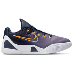 Grade School Shoes - Nike Stitches Low Em 2 - Thunder Blue-Daybreak-Laser Orange