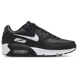Grade School Shoes - Nike Air Max 90 - Black-Black-White