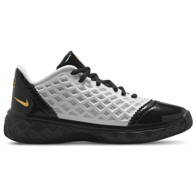 Kobe 3 - Grade School - White / Metallic Gold / Black