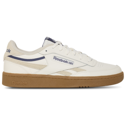 Grade School Shoes - Reebok Club C Revenge - Chalk-Linen-Legacy Blue