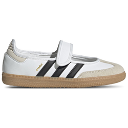 Grade School Shoes - adidas Samba Jane - Ftwr White-Alumina-Gum 3