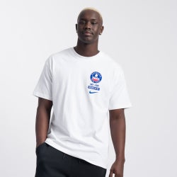 Men T-Shirts - Nike Brooklyn Nets Courtside City Edition Mixtape - White