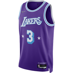 Men Jerseys/Replicas - Nike Los Angeles Lakers City Edition Anthony Davis - Field Purple