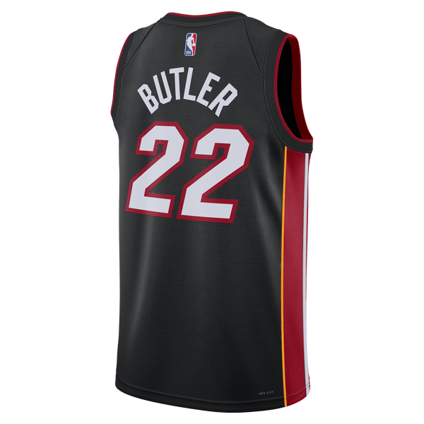 Nike NBA Miami Heat Dri-FIT 2022/23 Statement Jersey Jimmy Butler Image 2 of 2. Tap to open photo gallery.