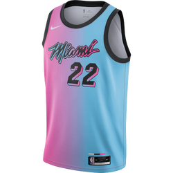 Men Jerseys/Replicas - Nike Jimmy Butler - Laser Fuchsia-Blue Gale