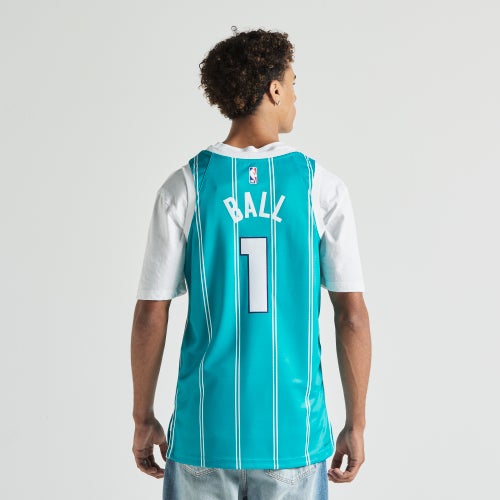 Nike Hornets Icon Edition LaMelo Ball NBA Jersey Image 2 of 7. Tap to open photo gallery.