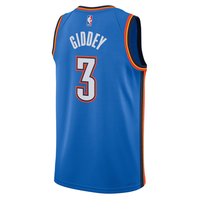 Nike Josh Giddey OKC Thunder NBA Jersey Image 6 of 6. Tap to open photo gallery.