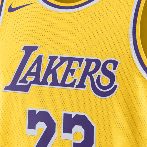 Nike NBA L.A Lakers LeBron James Jersey Image 3 of 3. Tap to open photo gallery.