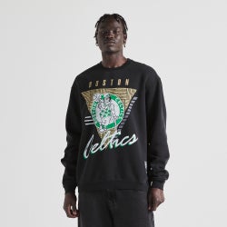 Men Sweatshirts - Mitchell & Ness Boston Celtics - Faded Black-Faded Black