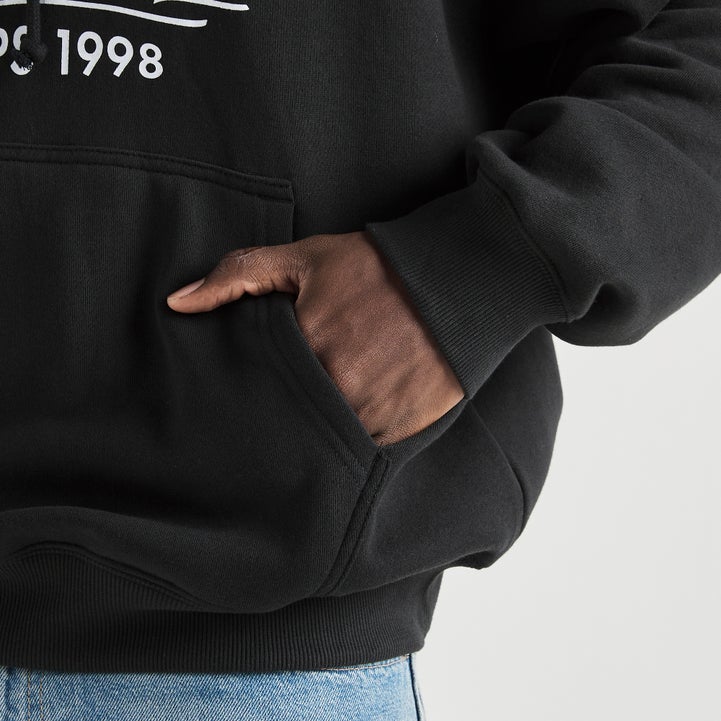 Mitchell & Ness Chicago Bulls Letterman Hoodie Image 3 of 6. Tap to open photo gallery.