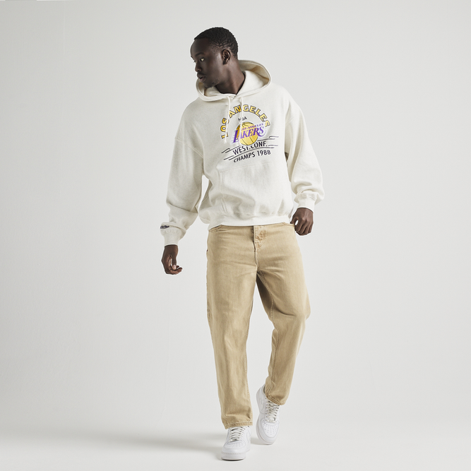 Mitchell & Ness Lakers Letterman Hoodie Image 4 of 4. Tap to open photo gallery.