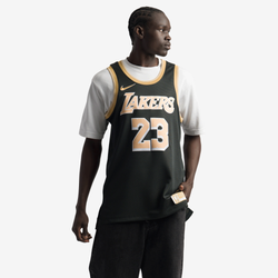 Men Jerseys/Replicas - Nike NBA LeBron James Los Angeles Lakers 2024 Select Series Jersey - Black-Gold