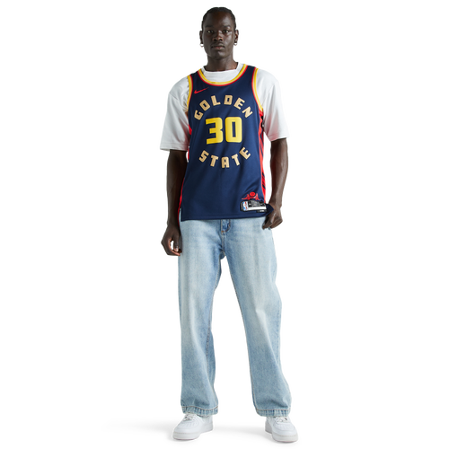Nike Dri-FIT Stephen Curry Golden State Warriors NBA Swingman Jersey Image 2 of 4. Tap to open photo gallery.