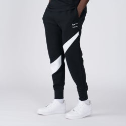 Men Pants - Nike Tech Swoosh - Black-White-White