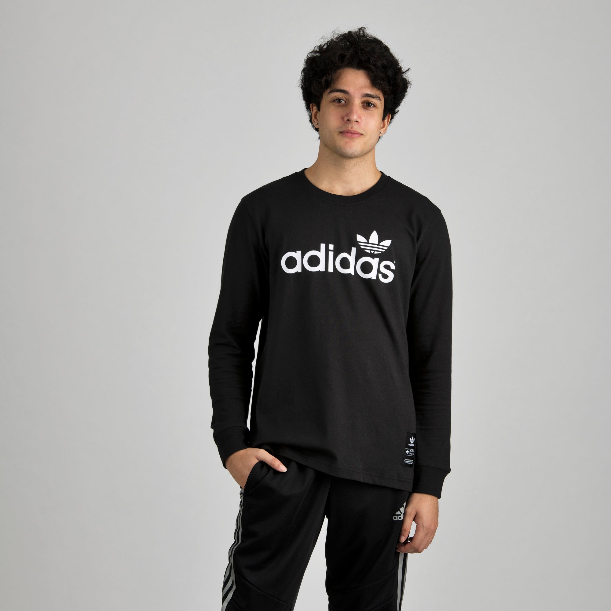 adidas trefoil tee