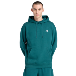 Men Hoodies - New Balance Sport Essentials Fleece Hoodie - Medusa Green