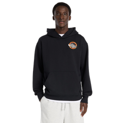 Men Hoodies - New Balance Ghica International Sport Hoodie - Black