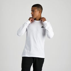 Men T-Shirts - Nike Club - White-Black