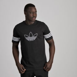 Men T-Shirts - adidas Outline - Black-White
