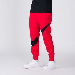 Men Pants - Nike Swoosh Tech Fleece - University Red-Black