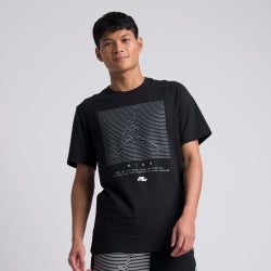 Men T-Shirts - Jordan Jumpman Short Sleeve Tee - Black-White