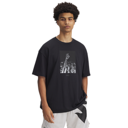 Men T-Shirts - Under Armour Ua Curry - Black-White