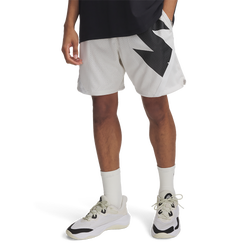 Men Shorts - Under Armour Ua Curry - Summit White-Summit White