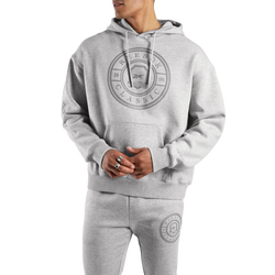 Men Hoodies - Reebok Crest Hoodie - Athletic Grey Marl