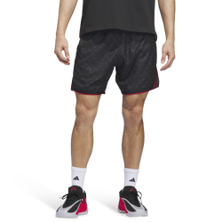 Men Shorts - adidas Anthony Edwards Crazy Lite Aop Short - Black-Auror Black