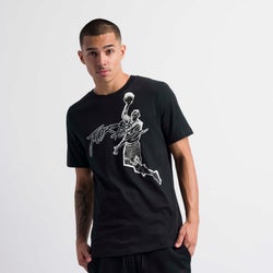 Men T-Shirts - Jordan Air Dri-FIT - Black-White
