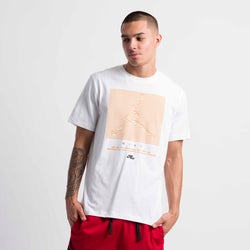 Men T-Shirts - Jordan Jumpman Short Sleeve Tee - White-Light Curry