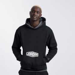 Men Hoodies - Jordan Sports Dna - Black-Iron Grey