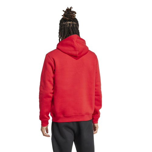 adidas Essential Trefoil Fleece Hoodie Image 3 of 6. Tap to open photo gallery.