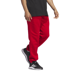 Men Pants - adidas Trefoil Essentials Fleece Pants - Better Scarlet