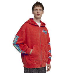 Men Hoodies - Puma Lamelo X Melo World Zip Up Hoodie - For All Time Red