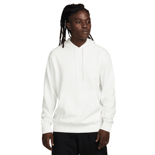 Nike Brushed Club Fleece Pullover Hoodie Image 1 of 7. Tap to open photo gallery.