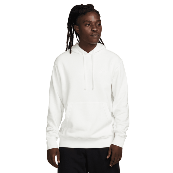 Nike Brushed Club Fleece Pullover Hoodie Image 1 of 7. Tap to open photo gallery.