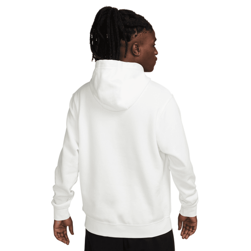 Nike Brushed Club Fleece Pullover Hoodie Image 2 of 7. Tap to open photo gallery.