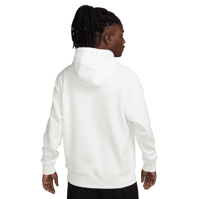 Nike Brushed Club Fleece Pullover Hoodie Image 2 of 7. Tap to open photo gallery.