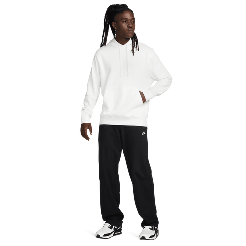 Nike Brushed Club Fleece Pullover Hoodie Image 5 of 7. Tap to open photo gallery.