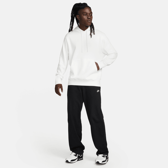 Nike Brushed Club Fleece Pullover Hoodie Image 7 of 7. Tap to open photo gallery.