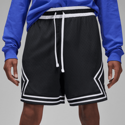 Men Shorts - Jordan Sport Men's Dri-FIT Mesh Diamond Shorts - Black-White