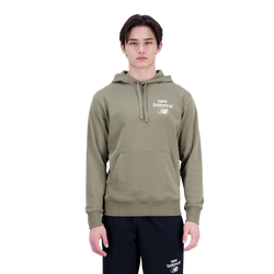 Men Hoodies - New Balance Essentials Hoodie - Olive
