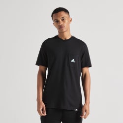 Men T-Shirts - adidas LBR Logo Tee - Black-Black