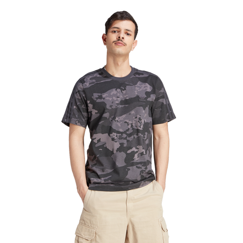 adidas Graphics Aop Camo Tee Image 1 of 7. Tap to open photo gallery.