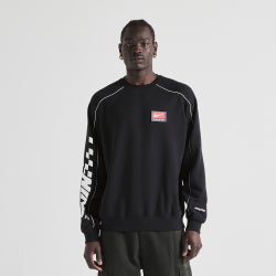 Men Sweatshirts - Nike Trend Collection - Black-Lt Ore-Iron Grey