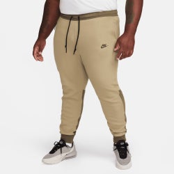 Men Pants - Nike Tech Fleece - Neutral Olive-Medium Olive-Black